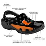 Miami Hurricanes Stellar Stripes Theme Crocs Best selling