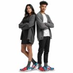 Miami Marlins Geometric Background Crocs Best selling