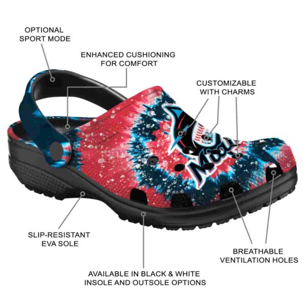 miami marlins radiant burst effect crocs new arrival