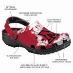 miami redhawks splatter graphics clog best selling