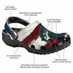 Michigan State Spartans Patriotic Stripes Crocs Fashion forward