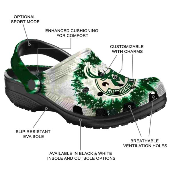 milwaukee bucks radiant burst effect clog new arrival