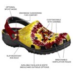 minnesota golden gophers radiant burst effect clog best selling