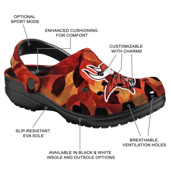 minnesota vikings autumn leaves crocs new arrival