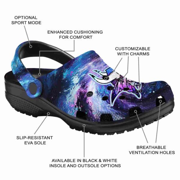 minnesota vikings galaxy swirl crocs new arrival