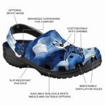 Minnesota Vikings Ocean Waves Crocs Fashion forward