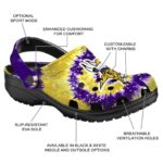 Minnesota Vikings Radiant Burst Effect Crocs Best selling