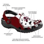 Mississippi State Bulldogs Helmet Stripes Crocs Best selling