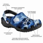 Mississippi State Bulldogs Ocean Waves Crocs Fashion forward