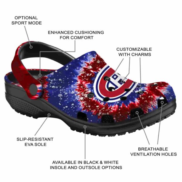 montreal canadiens radiant burst effect clog new arrival