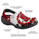 NC State Wolfpack Radiant Burst Effect Crocs Best selling