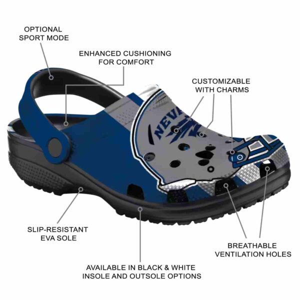 nevada wolf pack helmet stripes clog new arrival