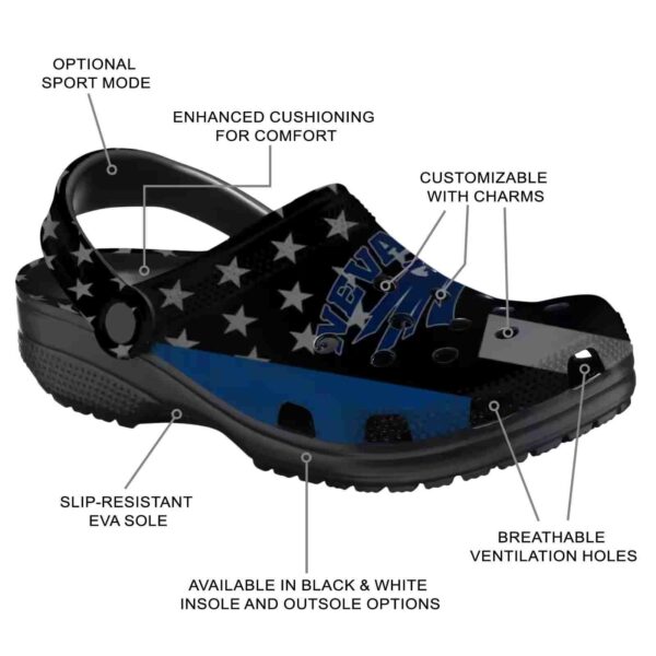 nevada wolf pack stellar stripes theme clog new arrival