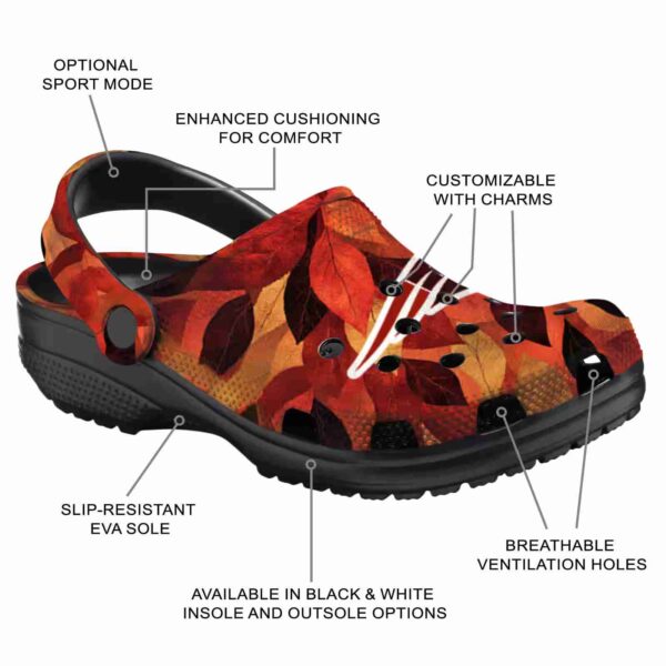 new england patriots autumn leaves crocs new arrival