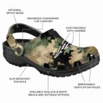 New England Patriots Camouflage Craze Crocs Fashion forward