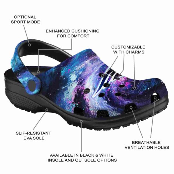new england patriots galaxy swirl crocs new arrival