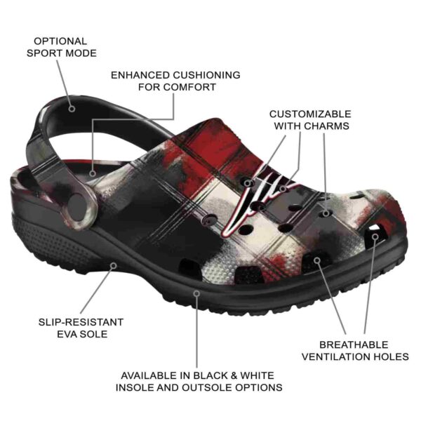 new england patriots plaid fusion crocs new arrival
