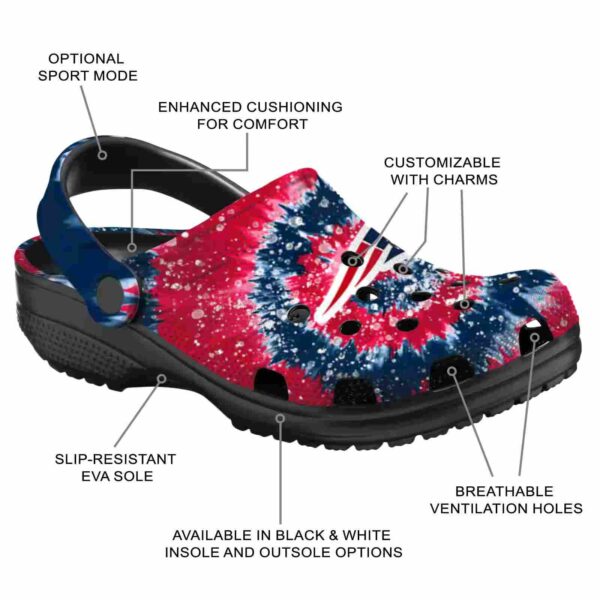 new england patriots radiant burst effect crocs new arrival