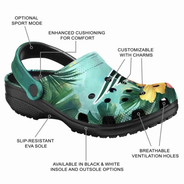 new england patriots tropical vibes crocs new arrival