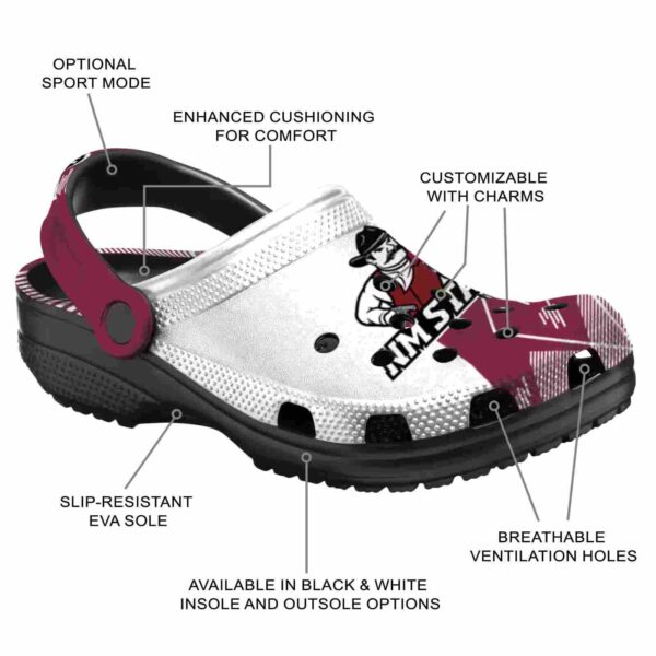 new mexico state aggies geometric background clog new arrival