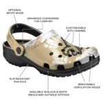 New Orleans Saints Splatter Graphics Crocs Best selling