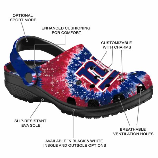 new york giants radiant burst effect crocs new arrival