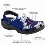New York Giants Splatter Graphics Crocs Best selling