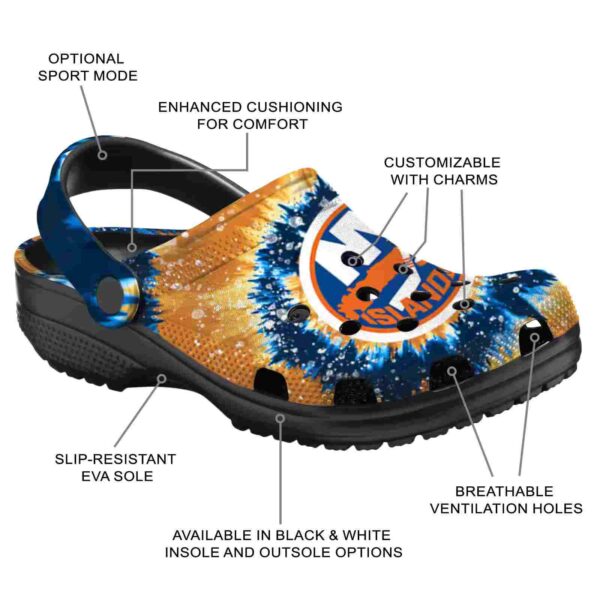 new york islanders radiant burst effect clog new arrival