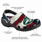 New York Jets Patriotic Stripes Crocs Fashion forward