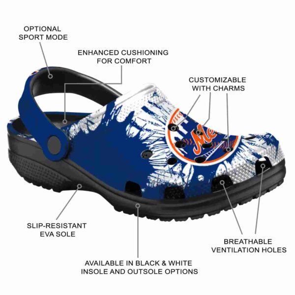 new york mets splatter graphics crocs new arrival