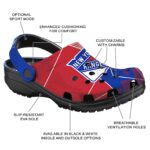 new york rangers geometric background clog best selling