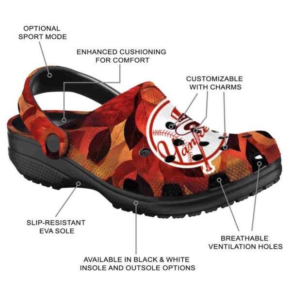 new york yankees autumn leaves crocs new arrival