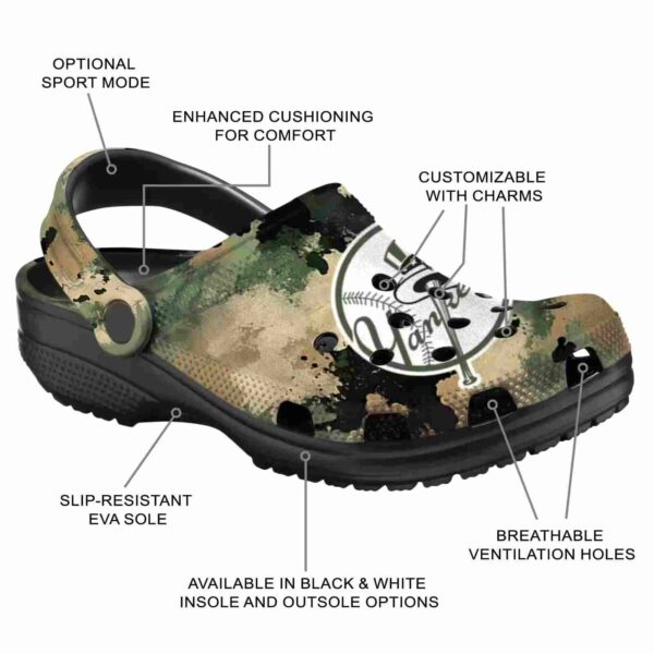 new york yankees camouflage craze crocs new arrival
