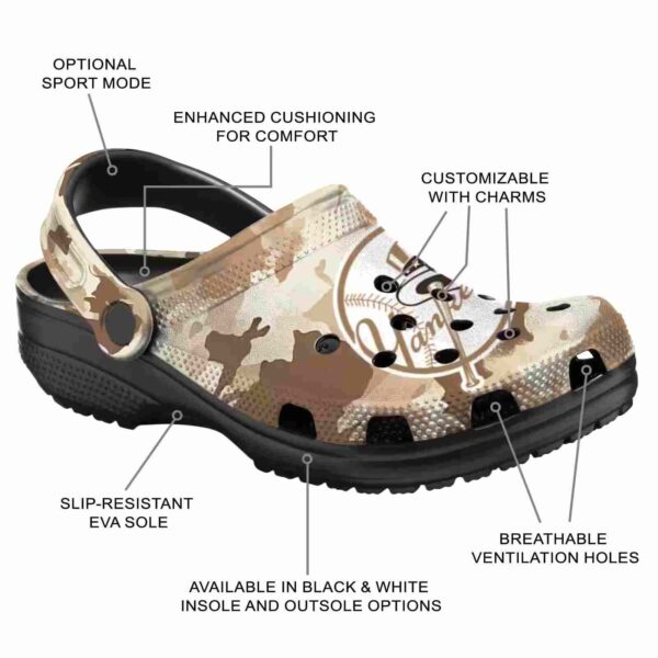 new york yankees desert camo crocs new arrival