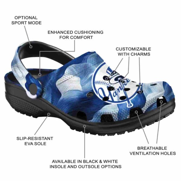 new york yankees ocean waves crocs new arrival