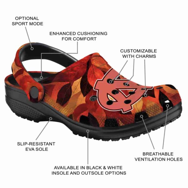 north carolina tar heels autumn leaves crocs new arrival