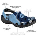 North Carolina Tar Heels Helmet Stripes Crocs Best selling