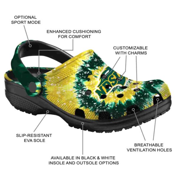 north dakota state bison radiant burst effect clog new arrival