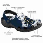 Notre Dame Fighting Irish Splatter Graphics Crocs Best selling