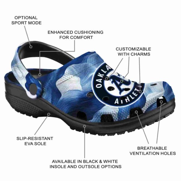 oakland athletics ocean waves crocs new arrival