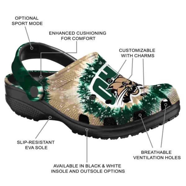 ohio bobcats radiant burst effect clog new arrival
