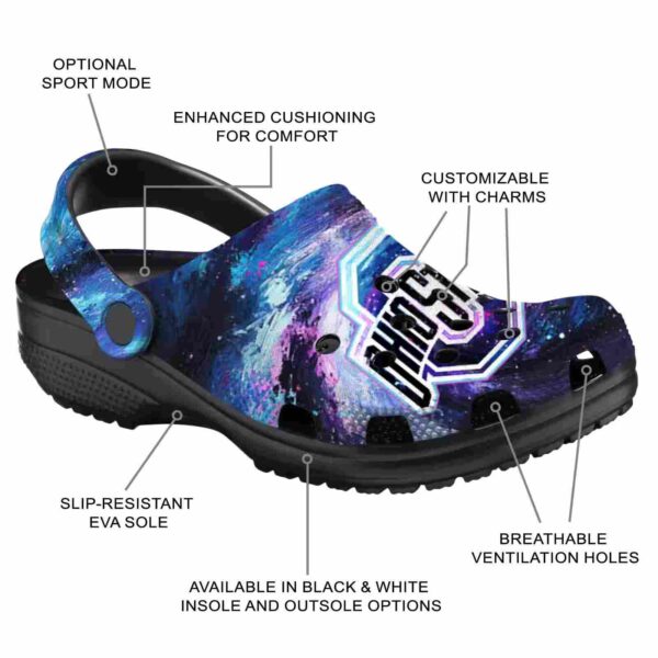 ohio state buckeyes galaxy swirl crocs new arrival