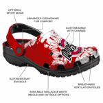 Ohio State Buckeyes Splatter Graphics Crocs Best selling