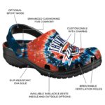 oklahoma city thunder radiant burst effect crocs fashion forward