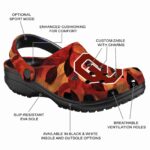 Oklahoma Sooners Autumn Leaves Crocs Fashion forward