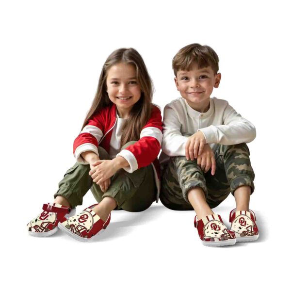 oklahoma sooners helmet stripes crocs fashion forward