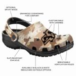 Oklahoma State Cowboys Desert Camo Crocs Fashion forward