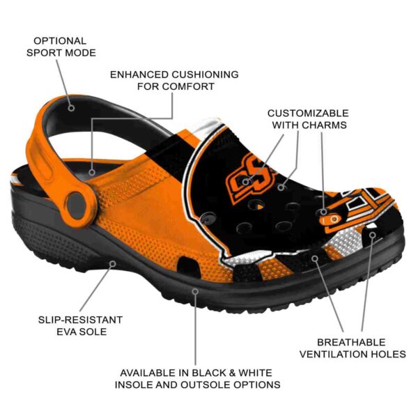 oklahoma state cowboys helmet stripes crocs new arrival