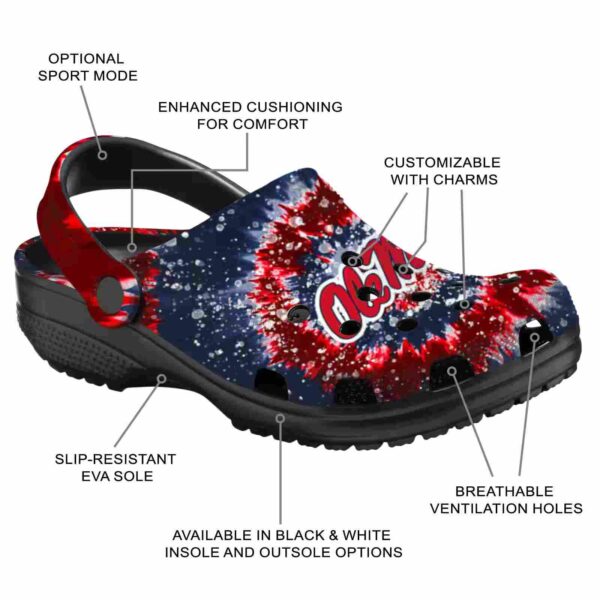 ole miss rebels radiant burst effect clog new arrival