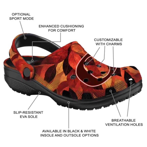 oregon ducks autumn leaves crocs new arrival